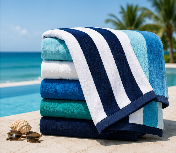 Cabana Stripe Pool Towel